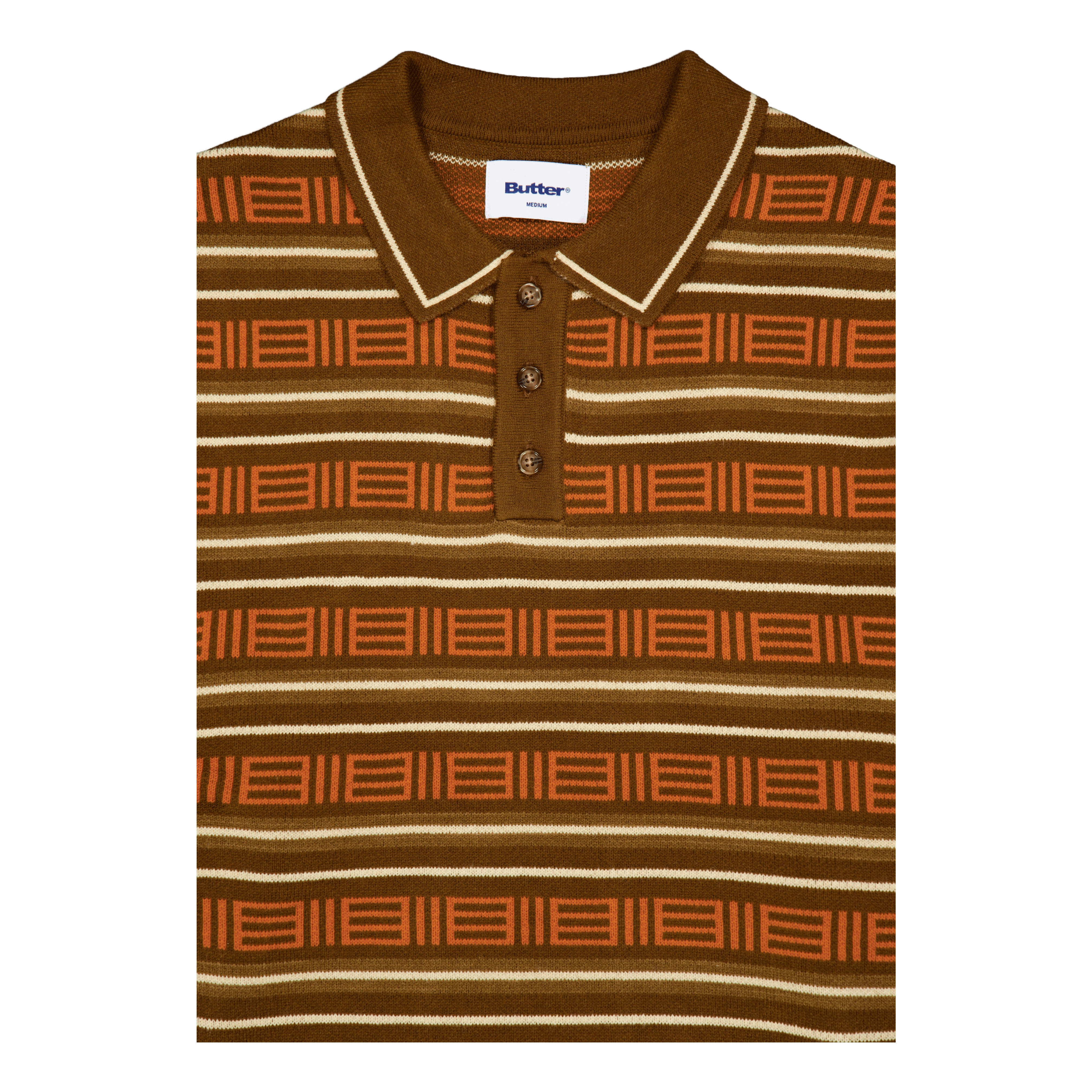 Butter Goods Windsor Knitted Sweater Brown / Tan