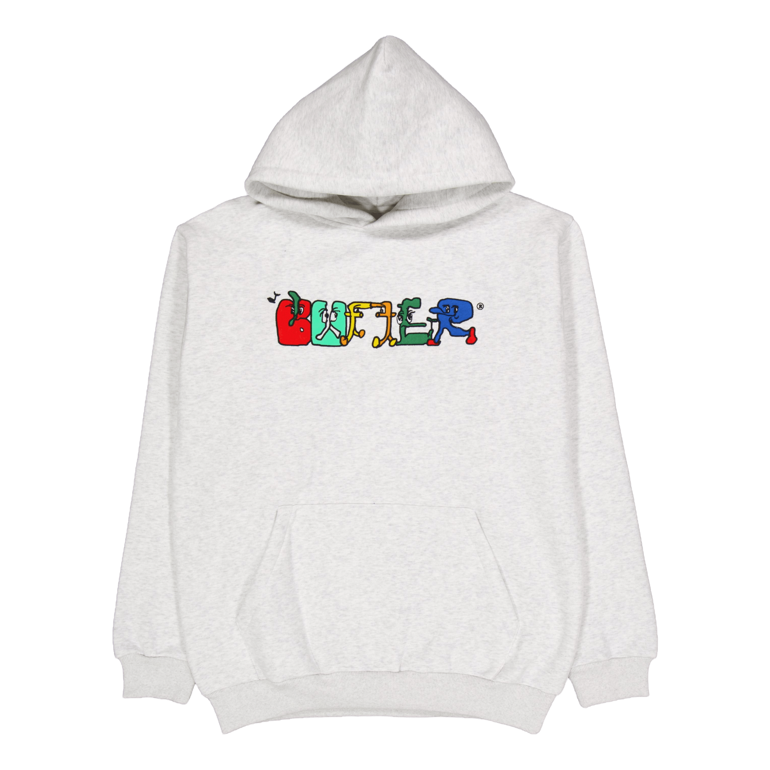Butter Goods Zorched Pullover Hood Ash