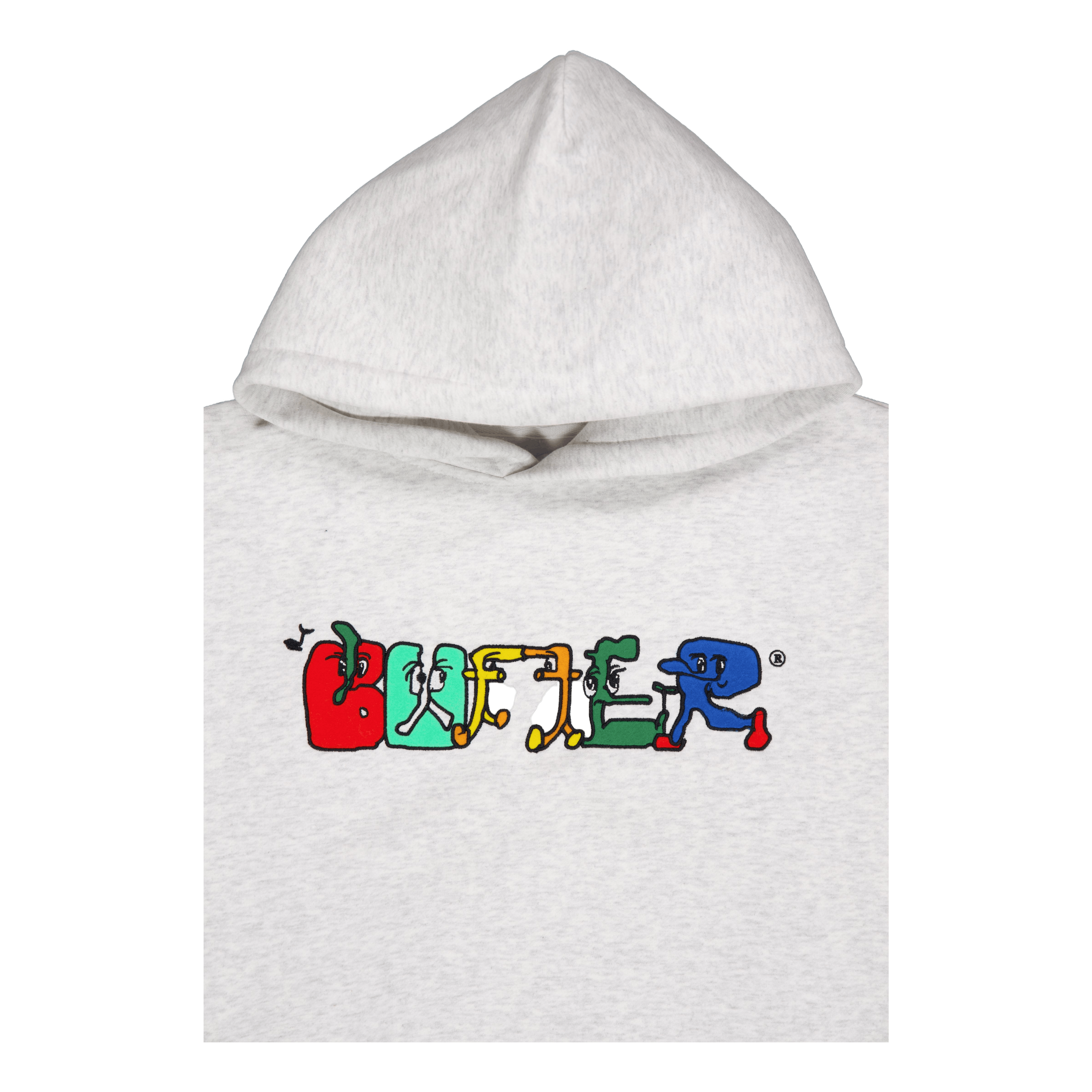 Butter Goods Zorched Pullover Hood Ash