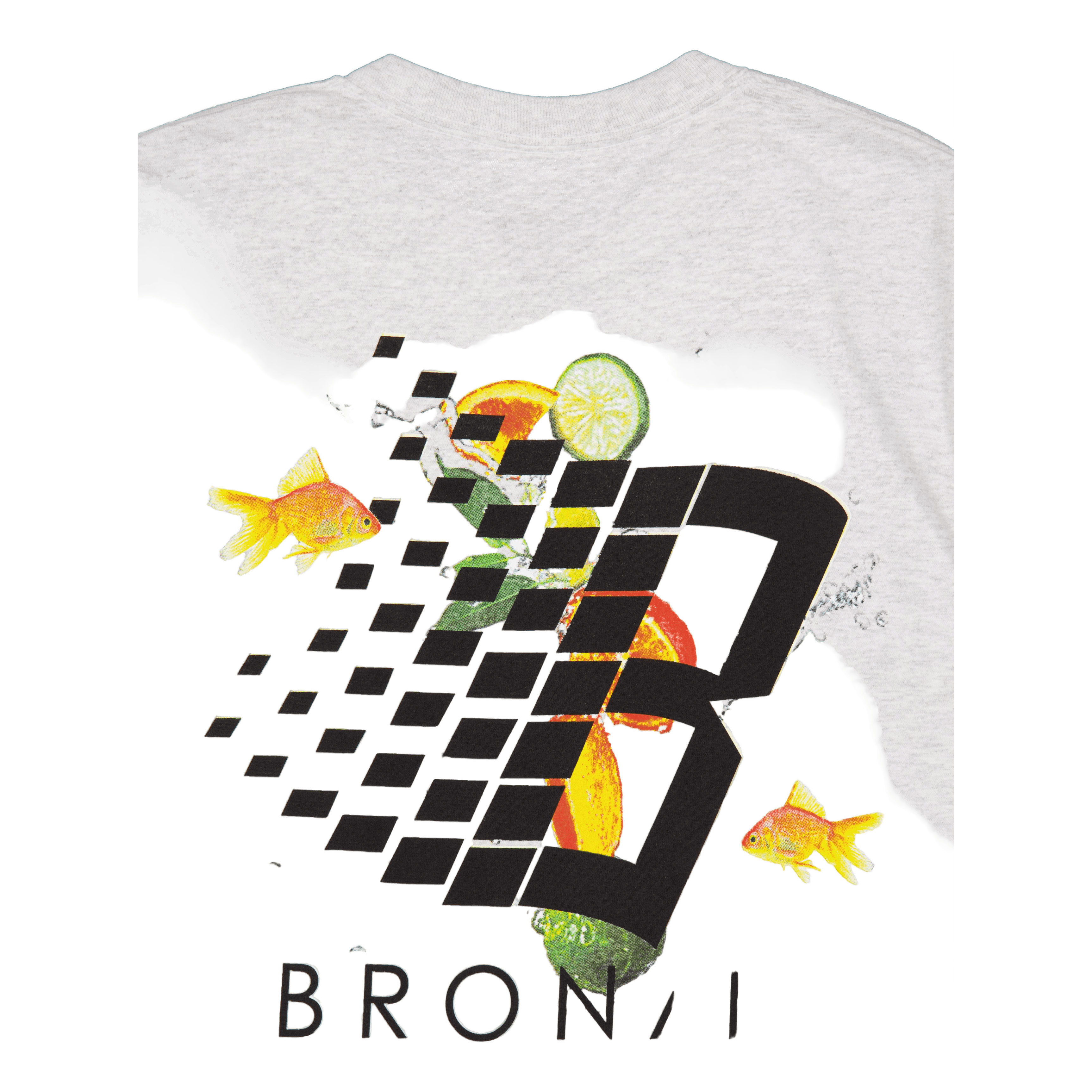 Bronze Citrus Logo Tee Ash Grey