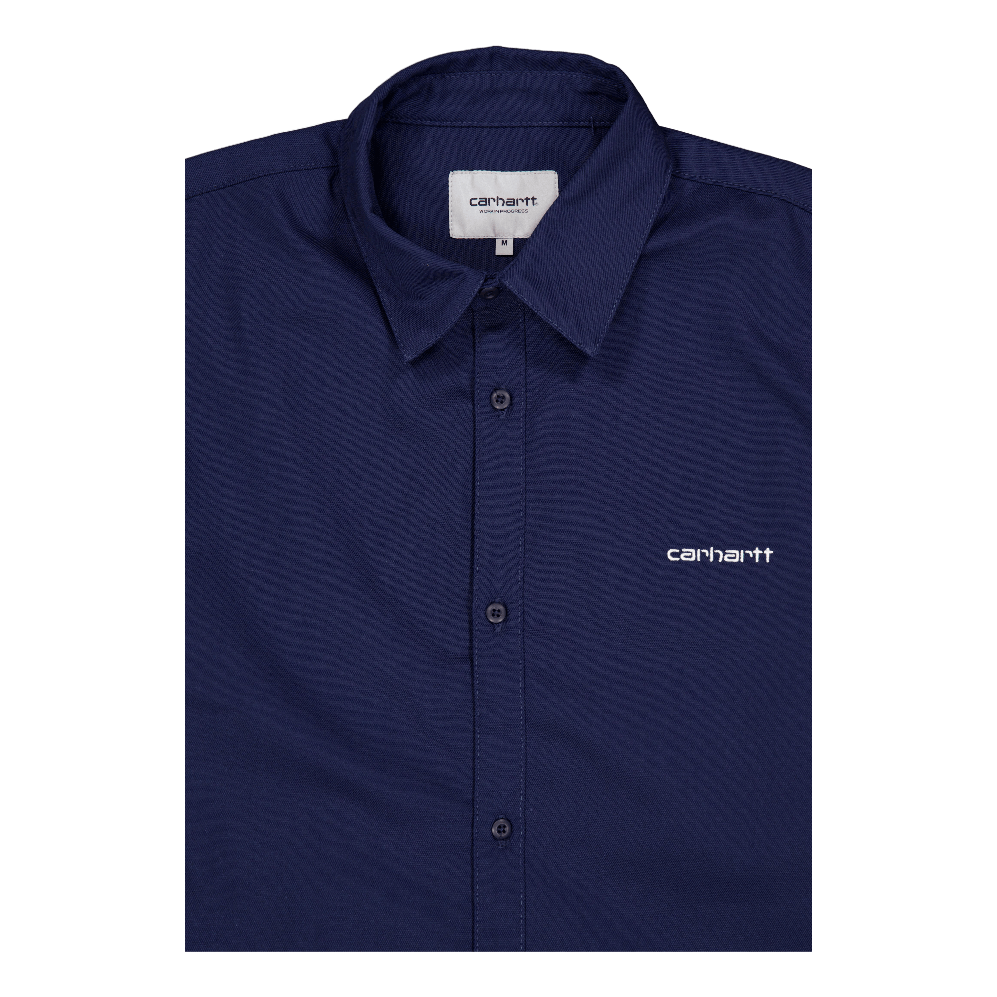Carhartt WIP L/s Module Script Shirt Air Force Blue / White