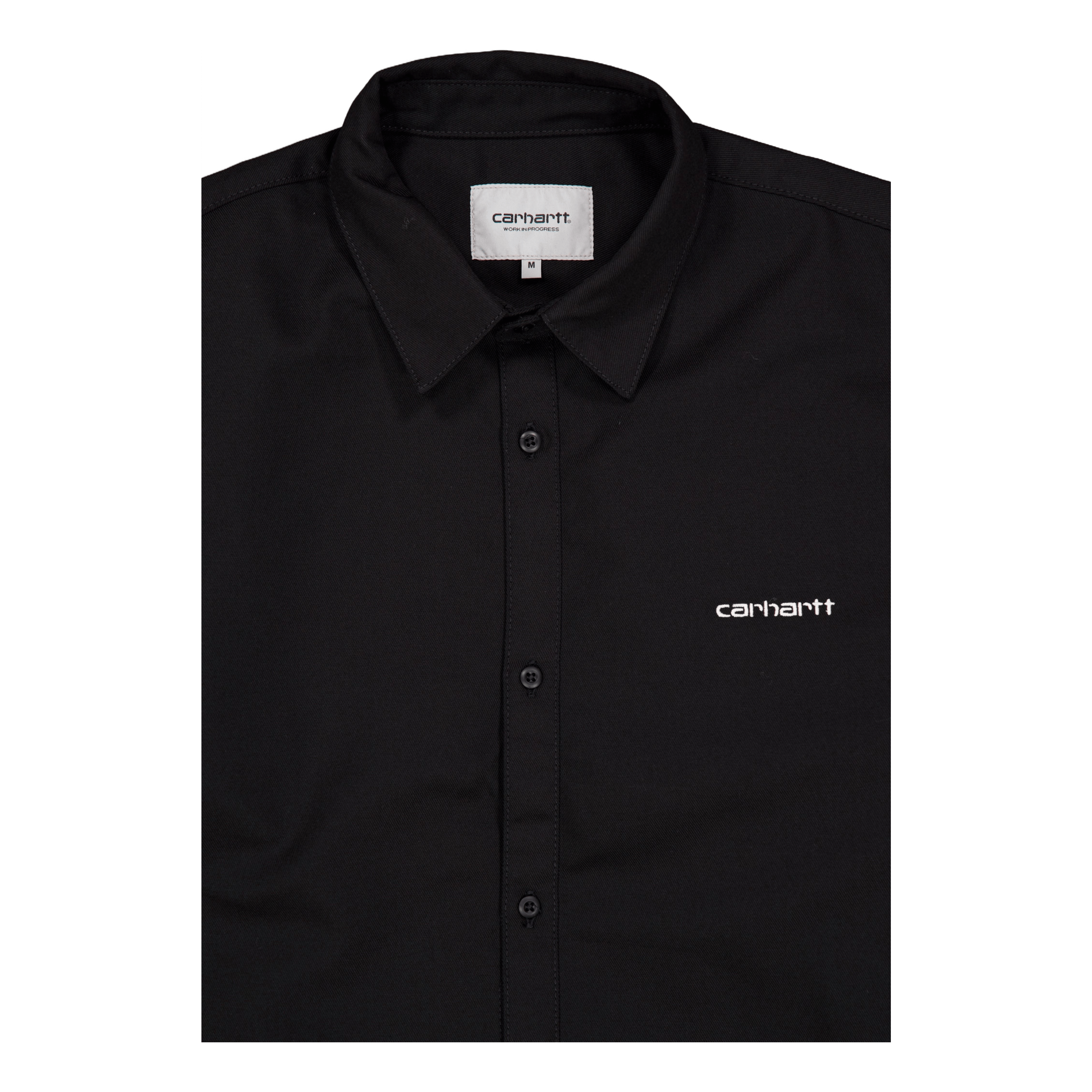 Carhartt WIP L/s Module Script Shirt Black / White