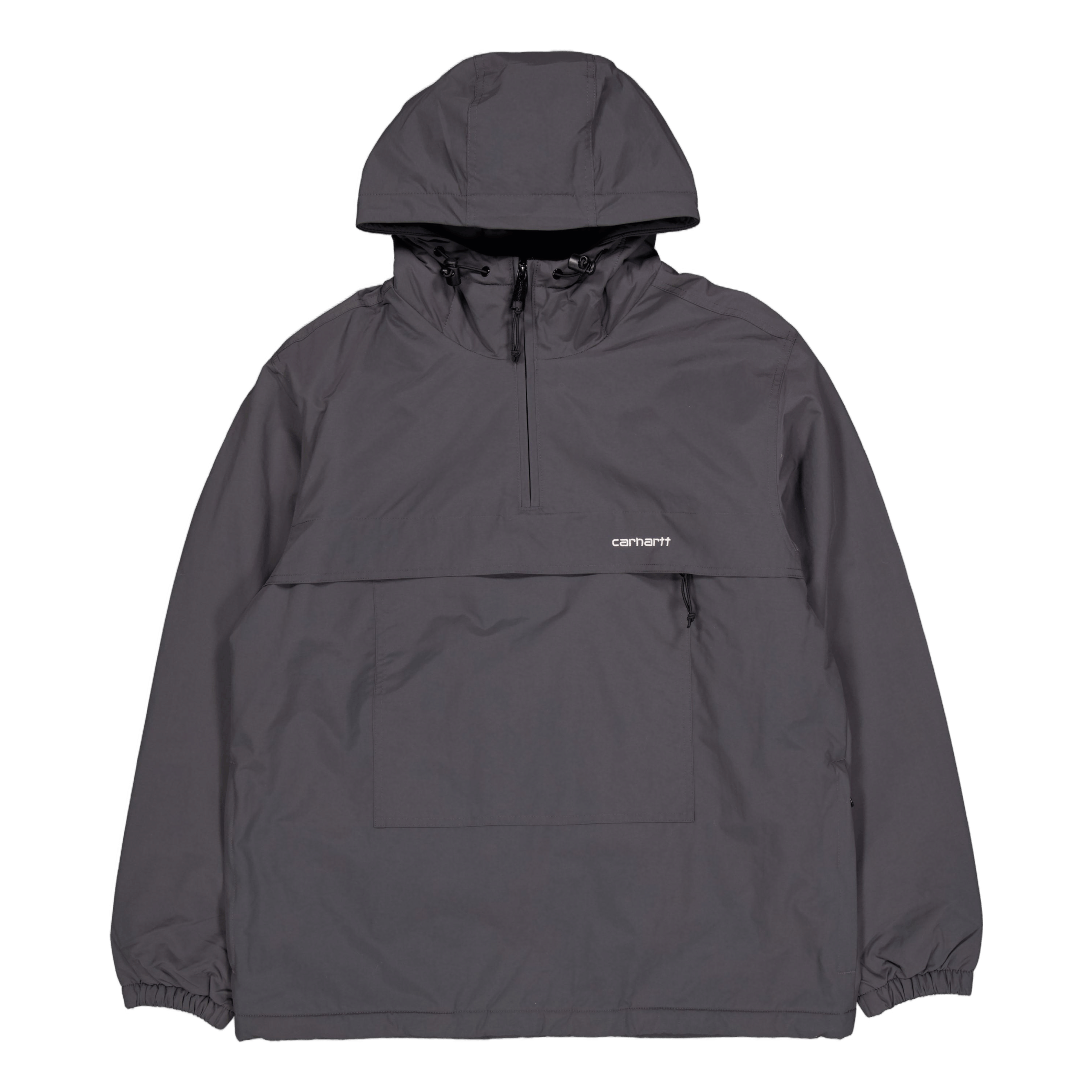 Carhartt WIP Windbreaker Pullover Graphite / White