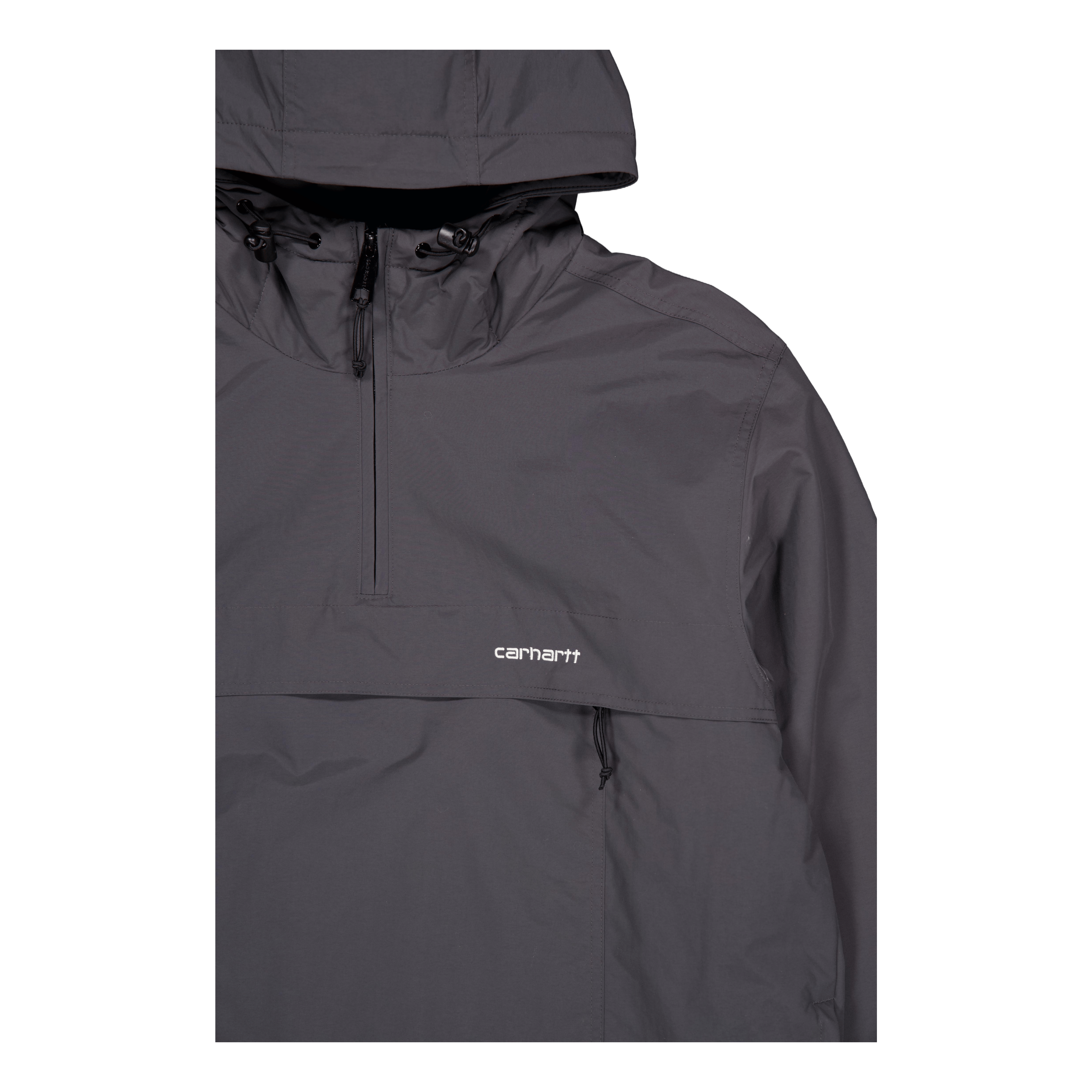 Carhartt WIP Windbreaker Pullover Graphite / White