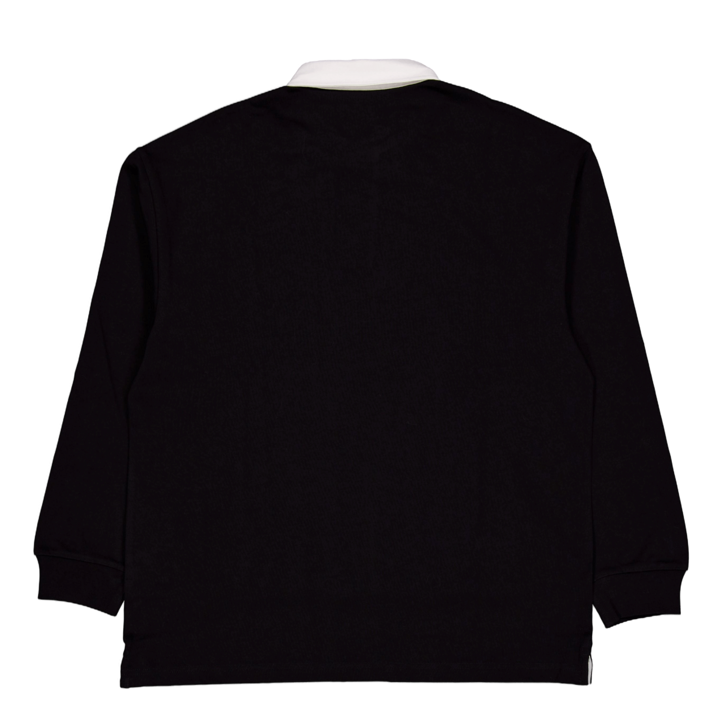 Carhartt WIP L/s Brown Ducks Rugby Shirt Black / White