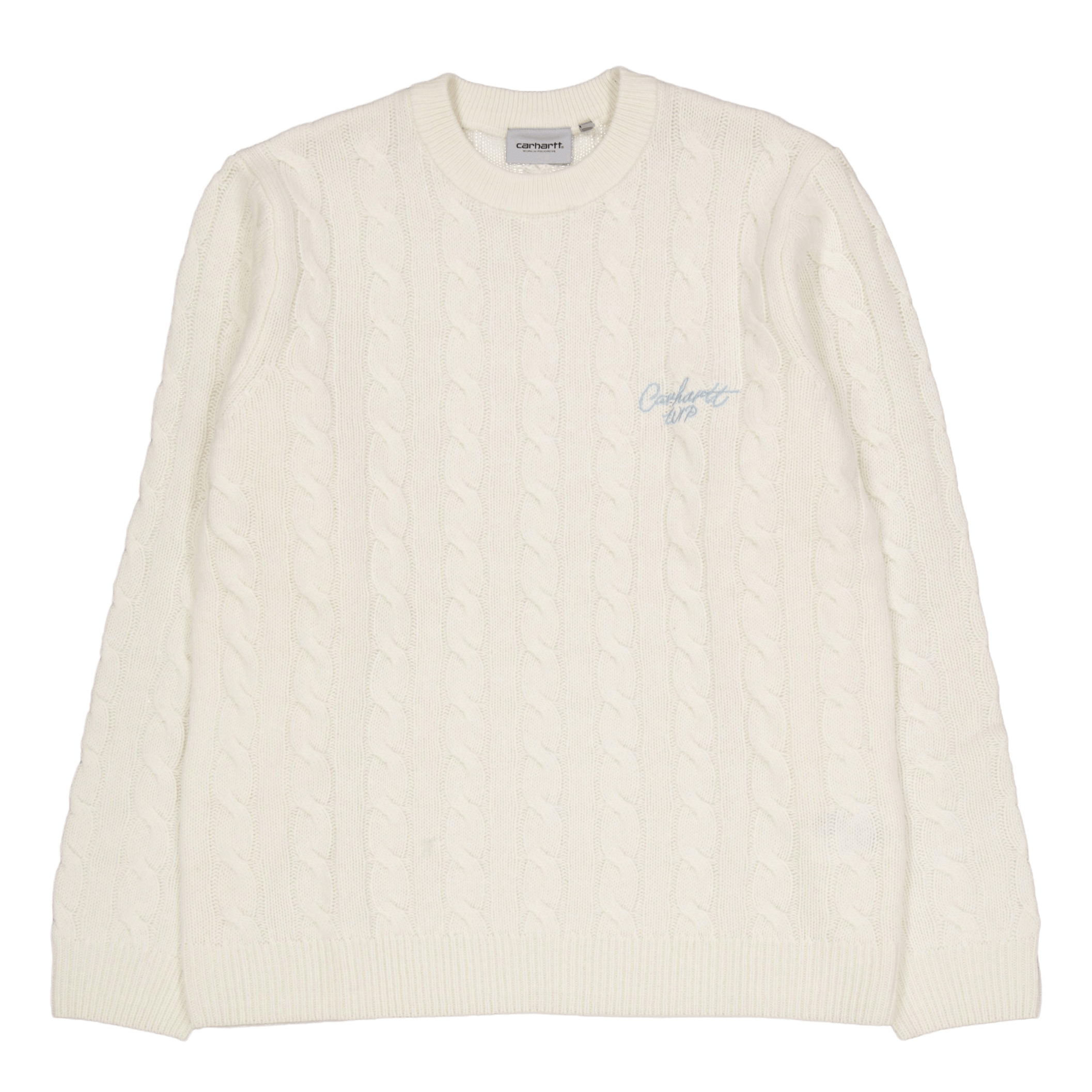 Carhartt WIP Signature Sweater Natural / Dusty Ice