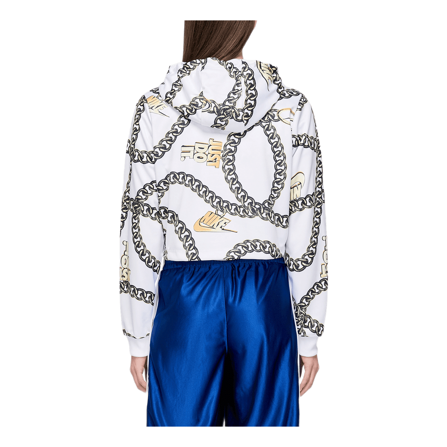 Nike W Crop Top Hoodie White