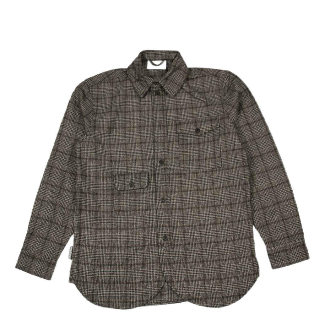 Han Kjobenhavn Army Shirt Grey Check