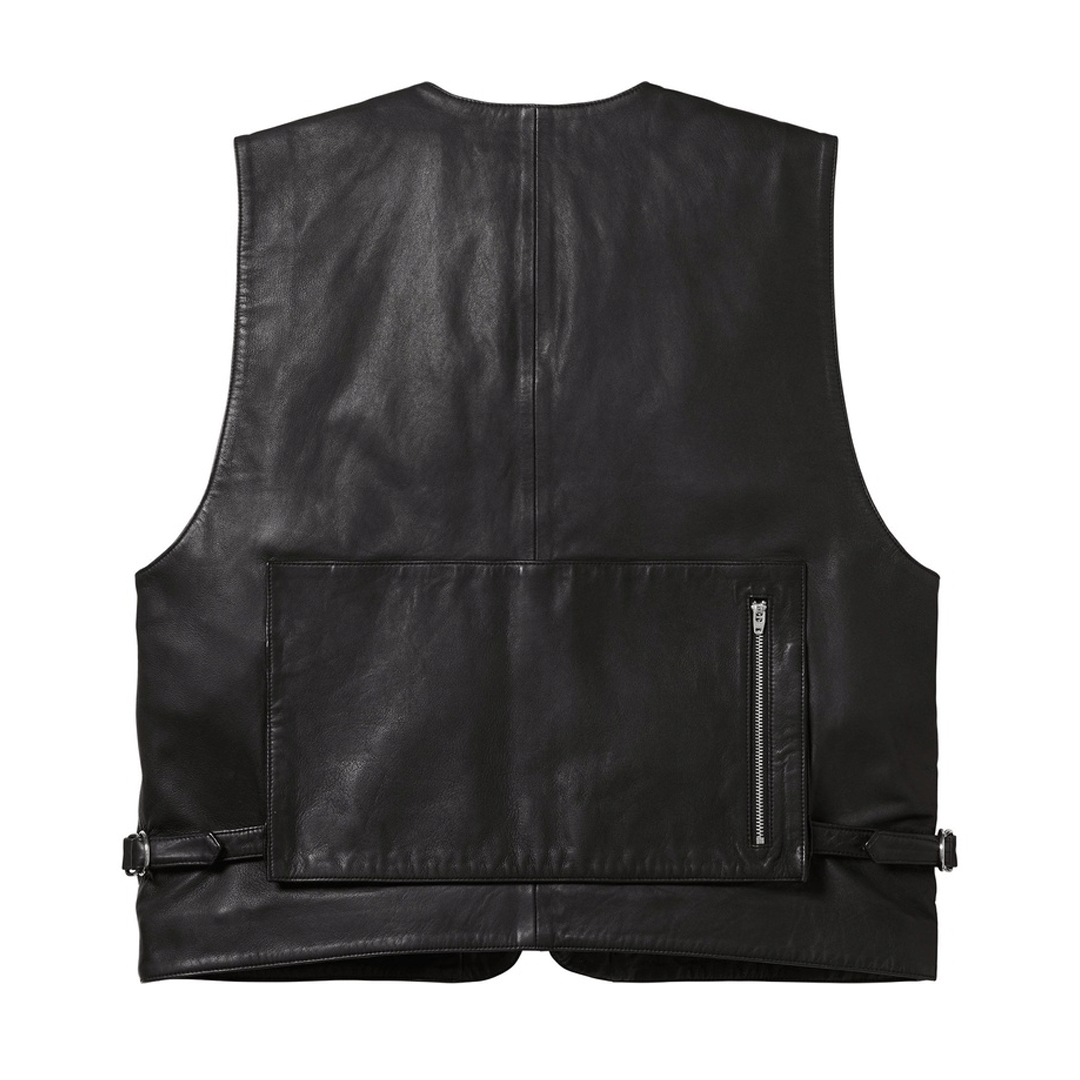 Supreme Leather Cargo Vest
