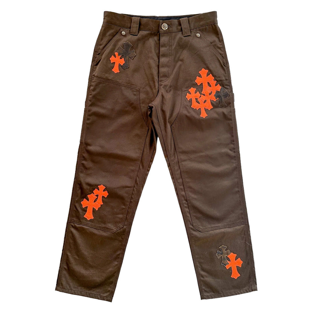 Chrome Hearts Orange Patch Carpenter Jeans