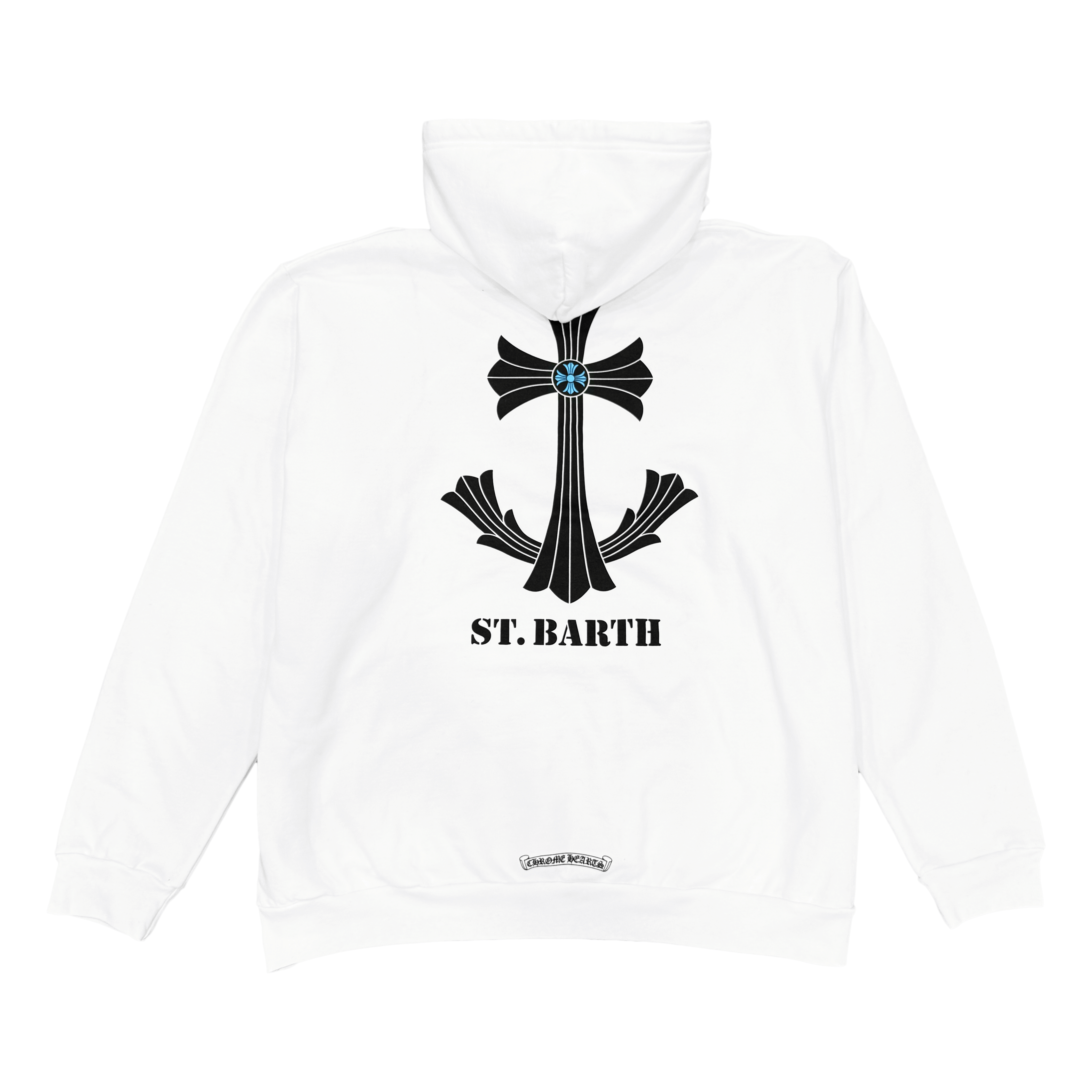 Chrome Hearts St Barths Exclusive White Hoodie