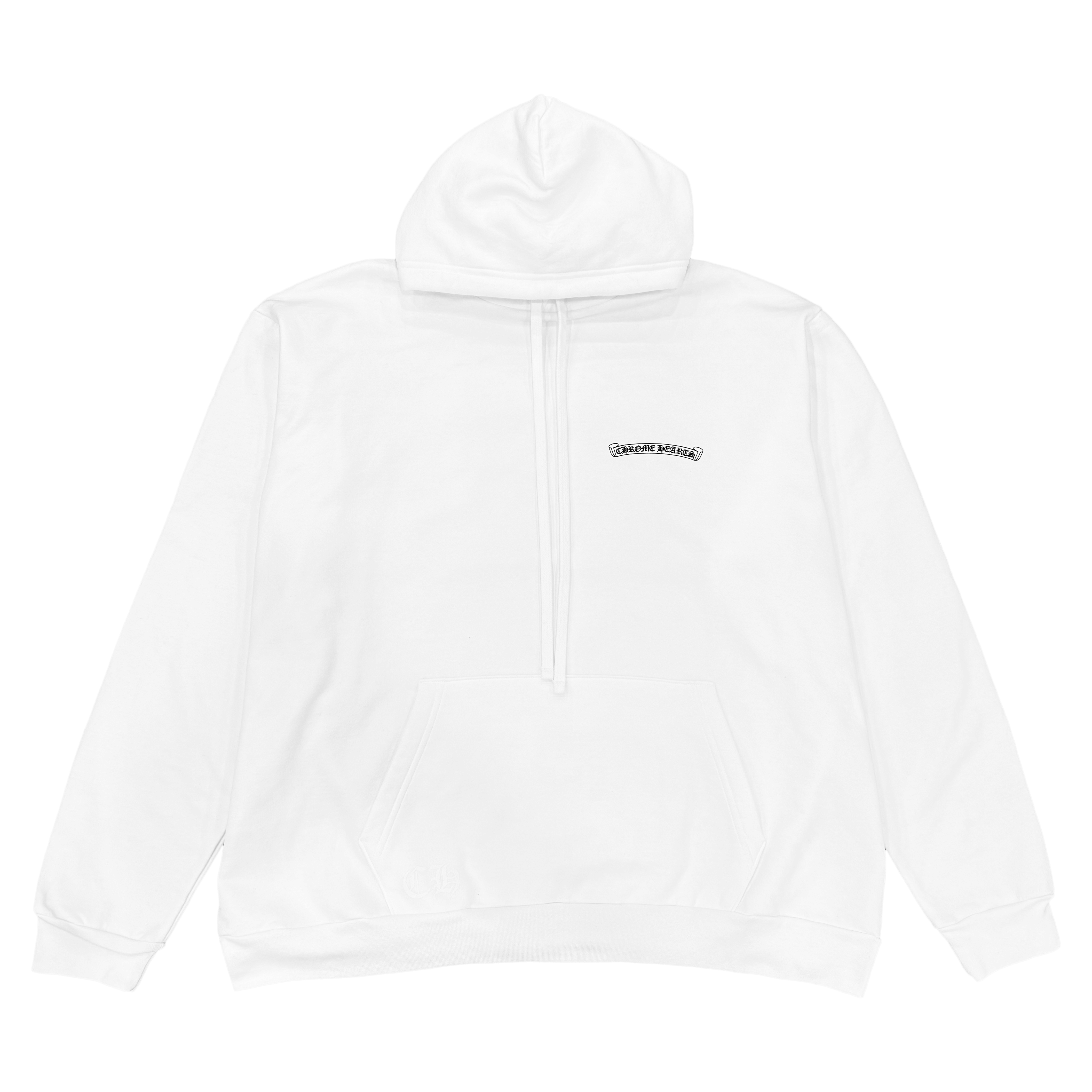 Chrome Hearts St Barths Exclusive White Hoodie