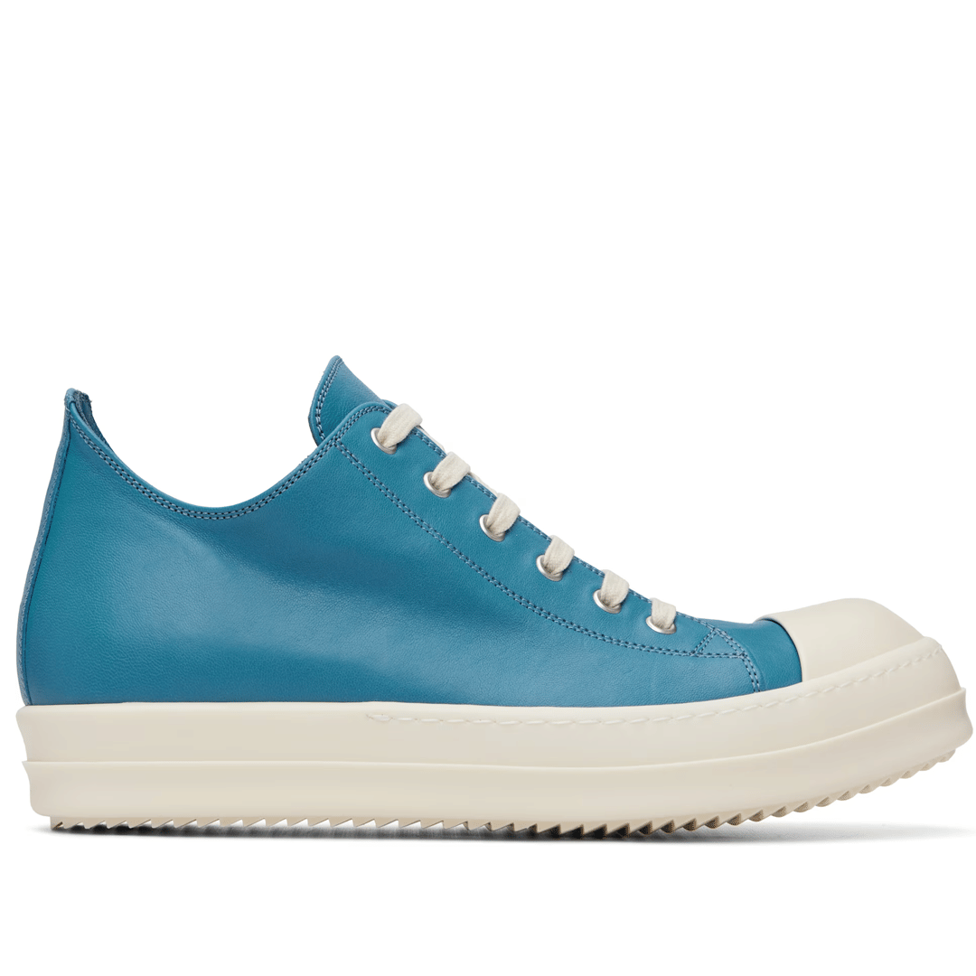 Rick Owens Tower Blue Low Sneak Sneakers