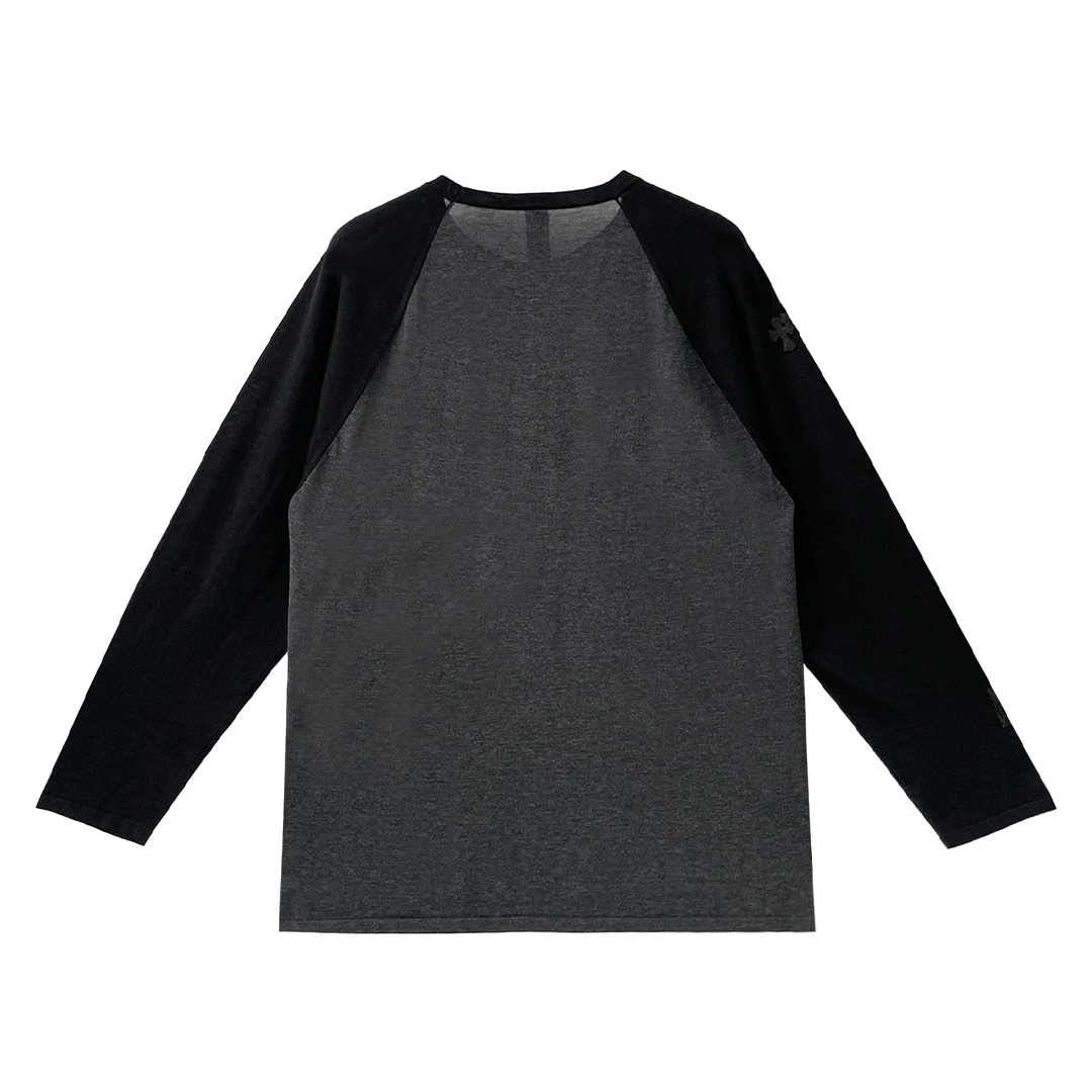 Chrome Hearts Baseball Shirt With Cross Patch Black