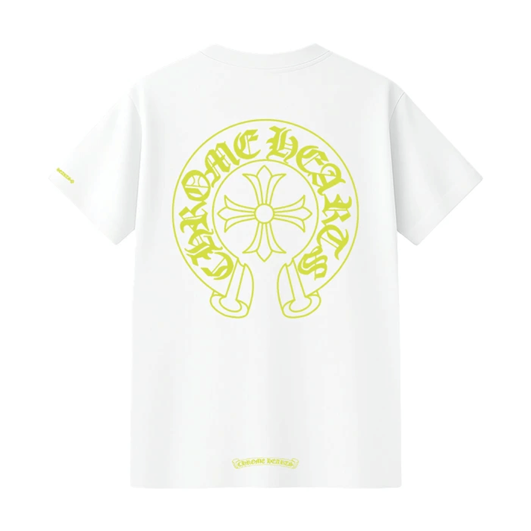 Chrome Hearts Neon Horseshoe Pocket T-Shirt White