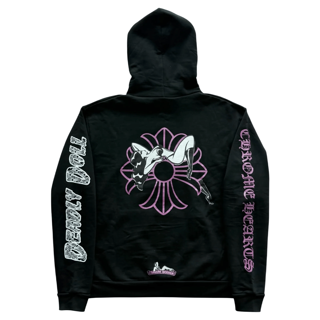 Chrome Hearts x Deadly Doll Hoodie Black