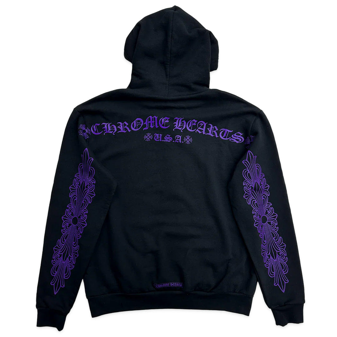 Chrome Hearts Friends and Family Hoodie Purple