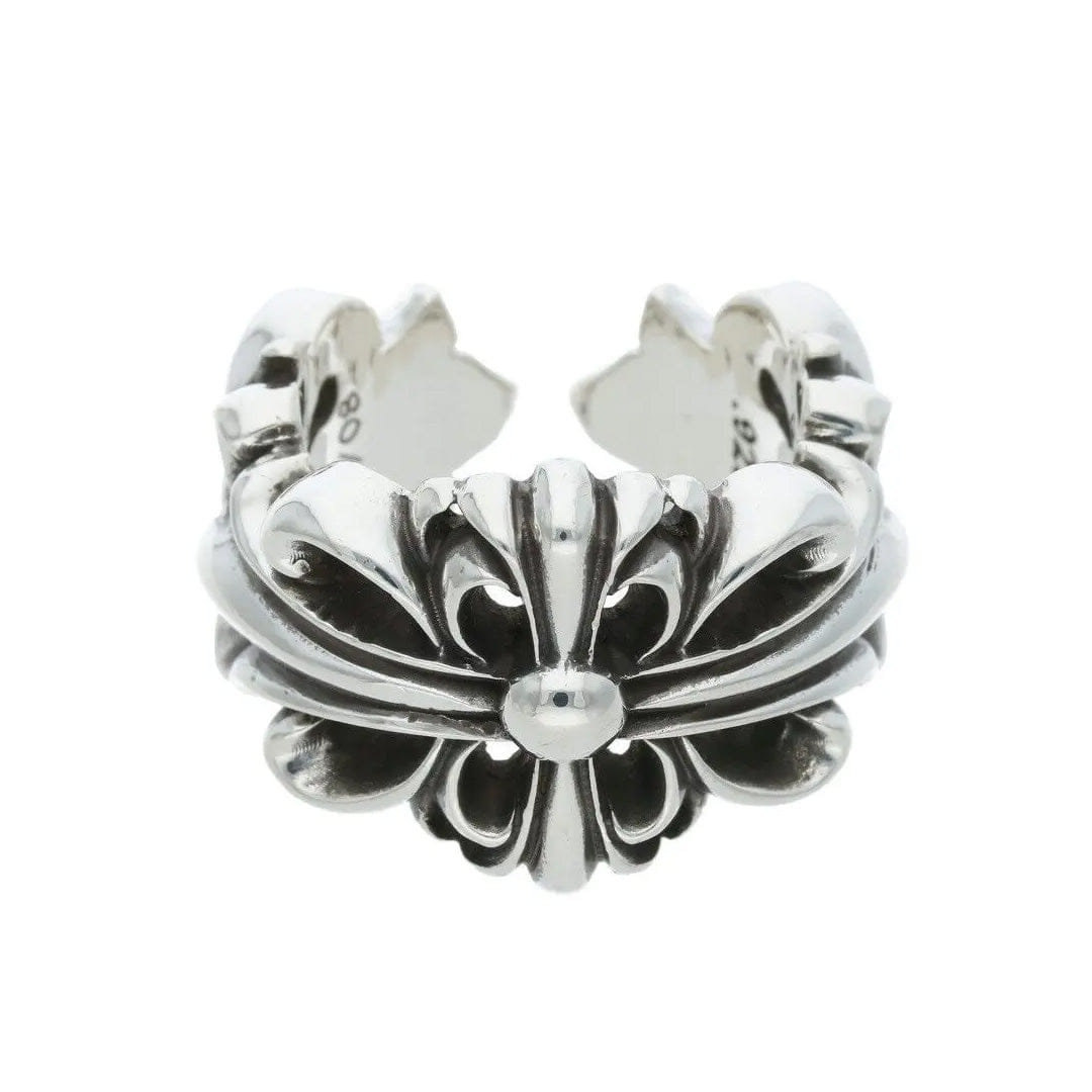 Chrome Hearts Double Floral Ring