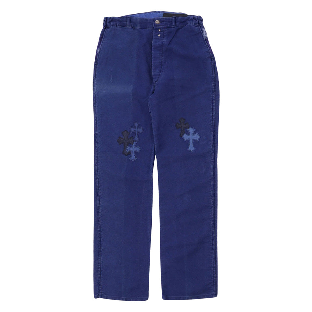 Chrome Hearts Cross Patch French Bleu de Travail Work Pants
