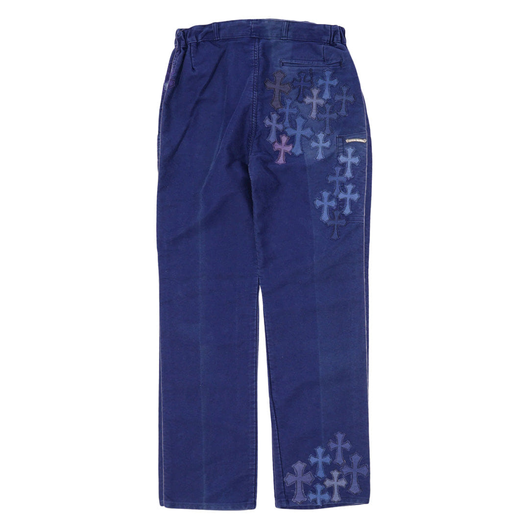 Chrome Hearts Cross Patch French Bleu de Travail Work Pants