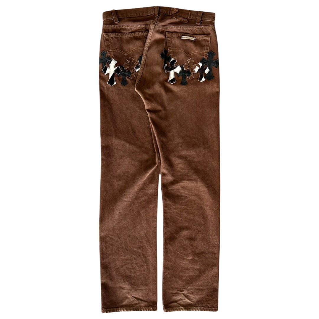 Chrome Hearts Levi's New York Fashion Week Cross Patch Jeans