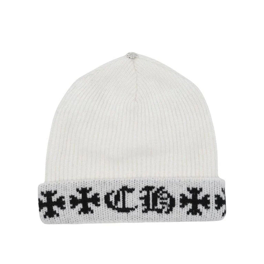 Chrome Hearts Big Daddy Aspen Exclusive Beanie White