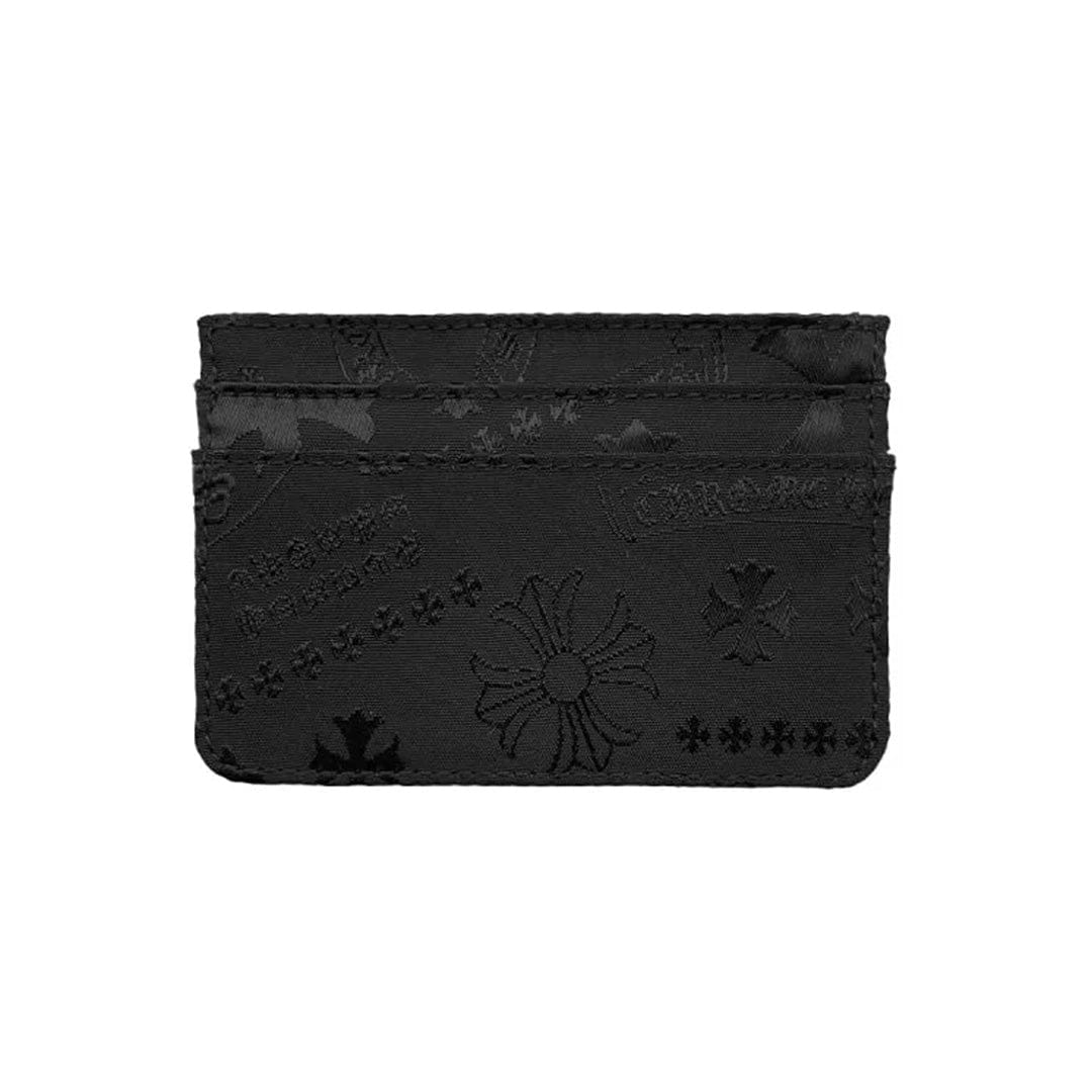 Chrome Hearts Nylon Tonal Card Holder Black