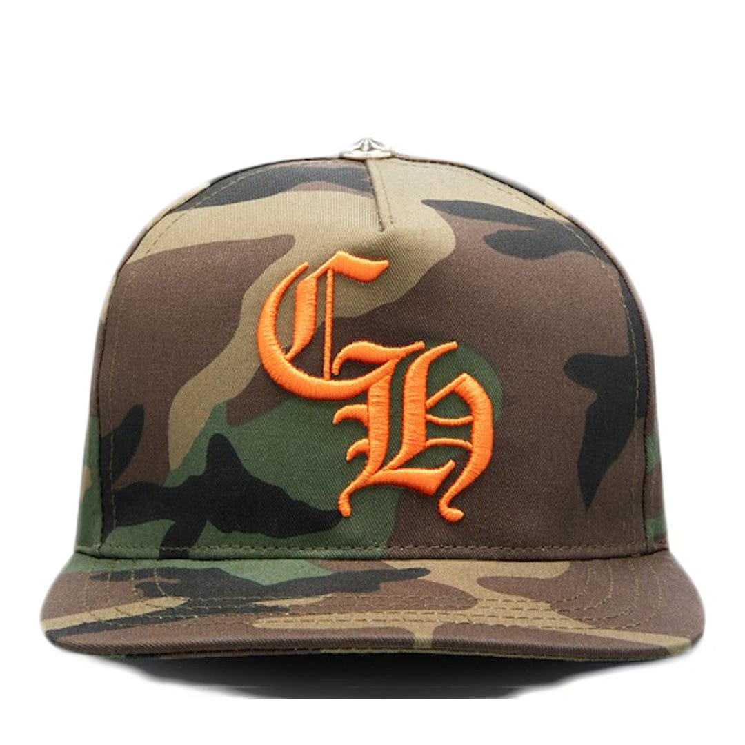 Chrome Hearts CH Baseball Cap Camo Orange