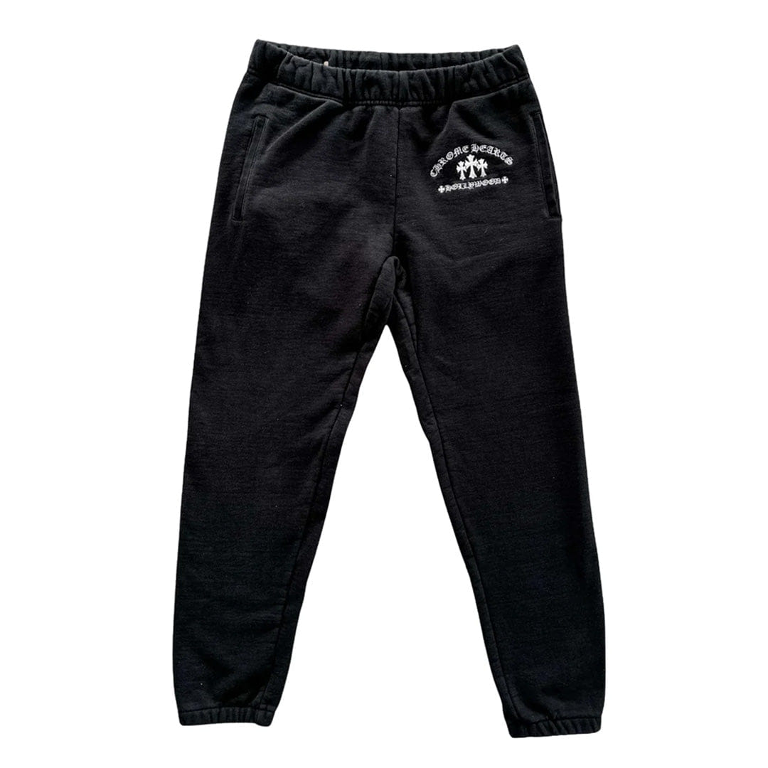 Chrome Hearts Triple Cross Embroidered Sweatpants
