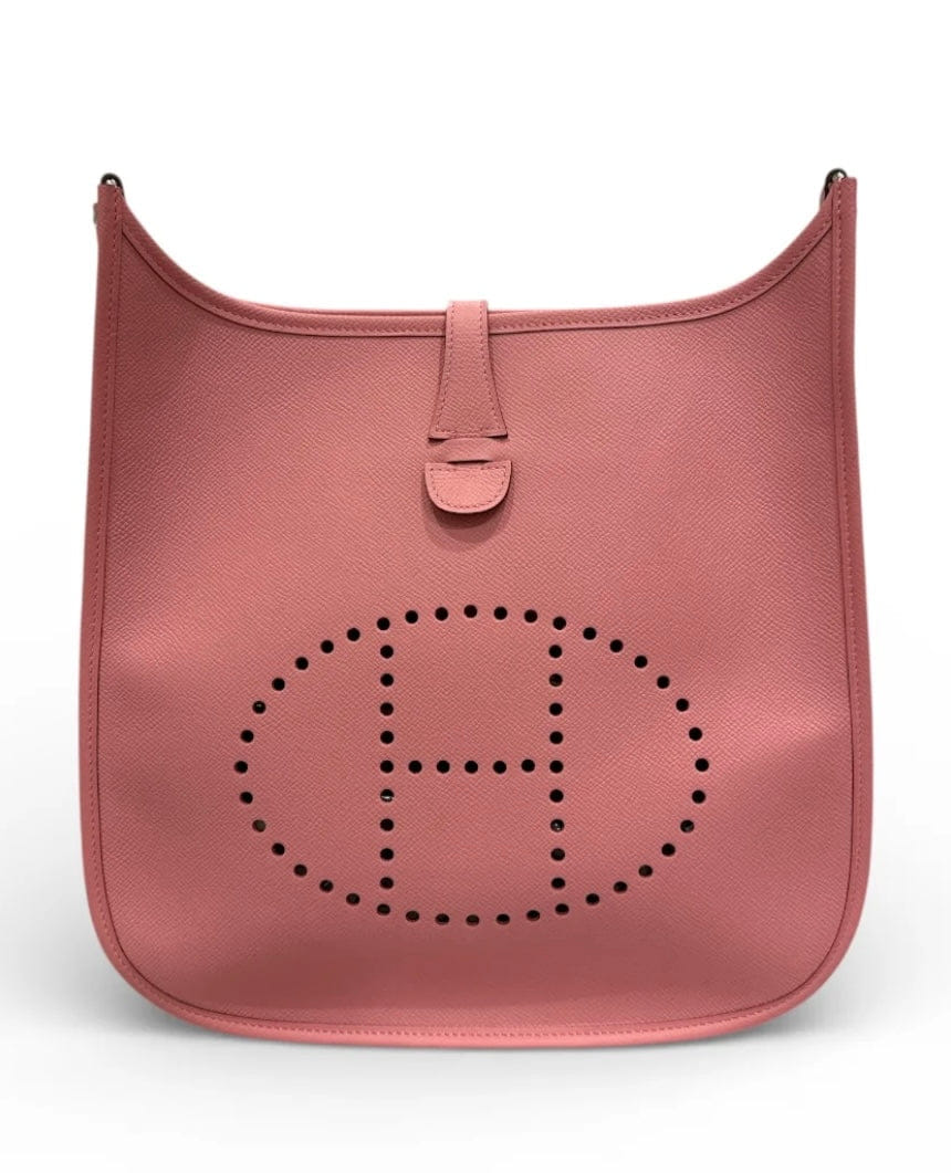 Hermes Evelyn 29 Rose Lipstick Epsom Leather with PHW