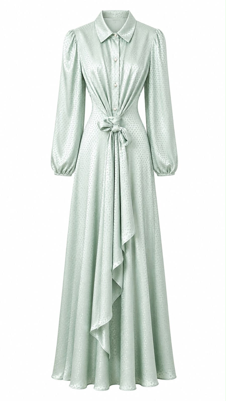 Maison Clad DRESS MIRANDA GREEN MCL12224