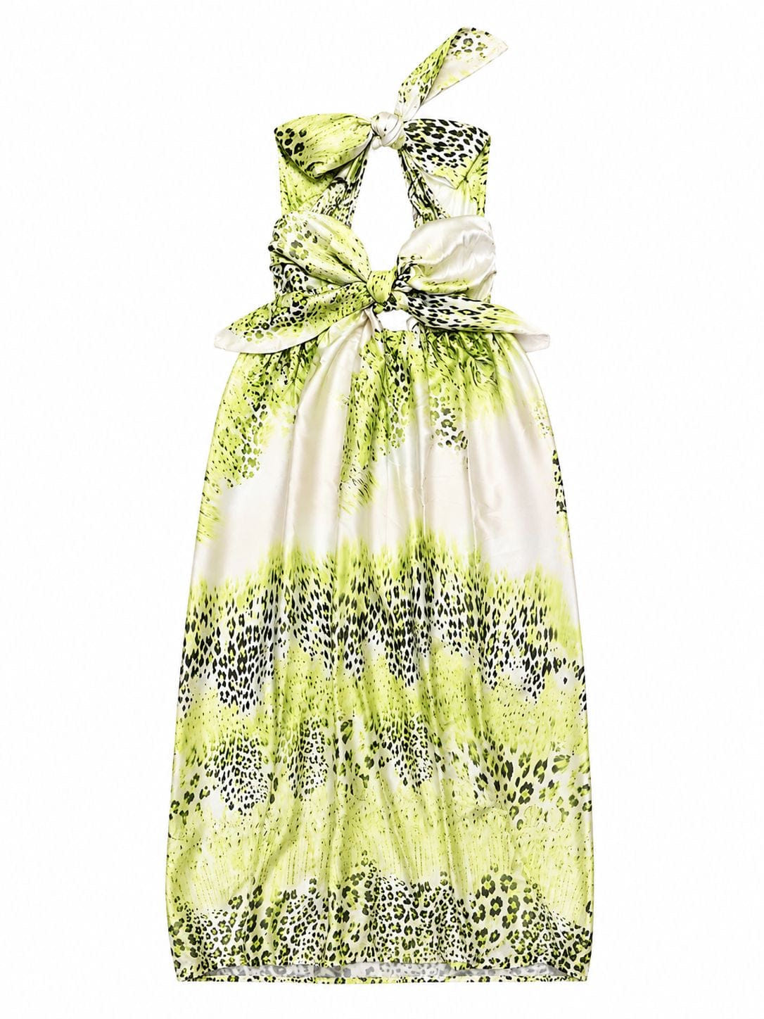 Maison Clad DRESS SAGA BOW LEO MINT GRADIENT MCL12131
