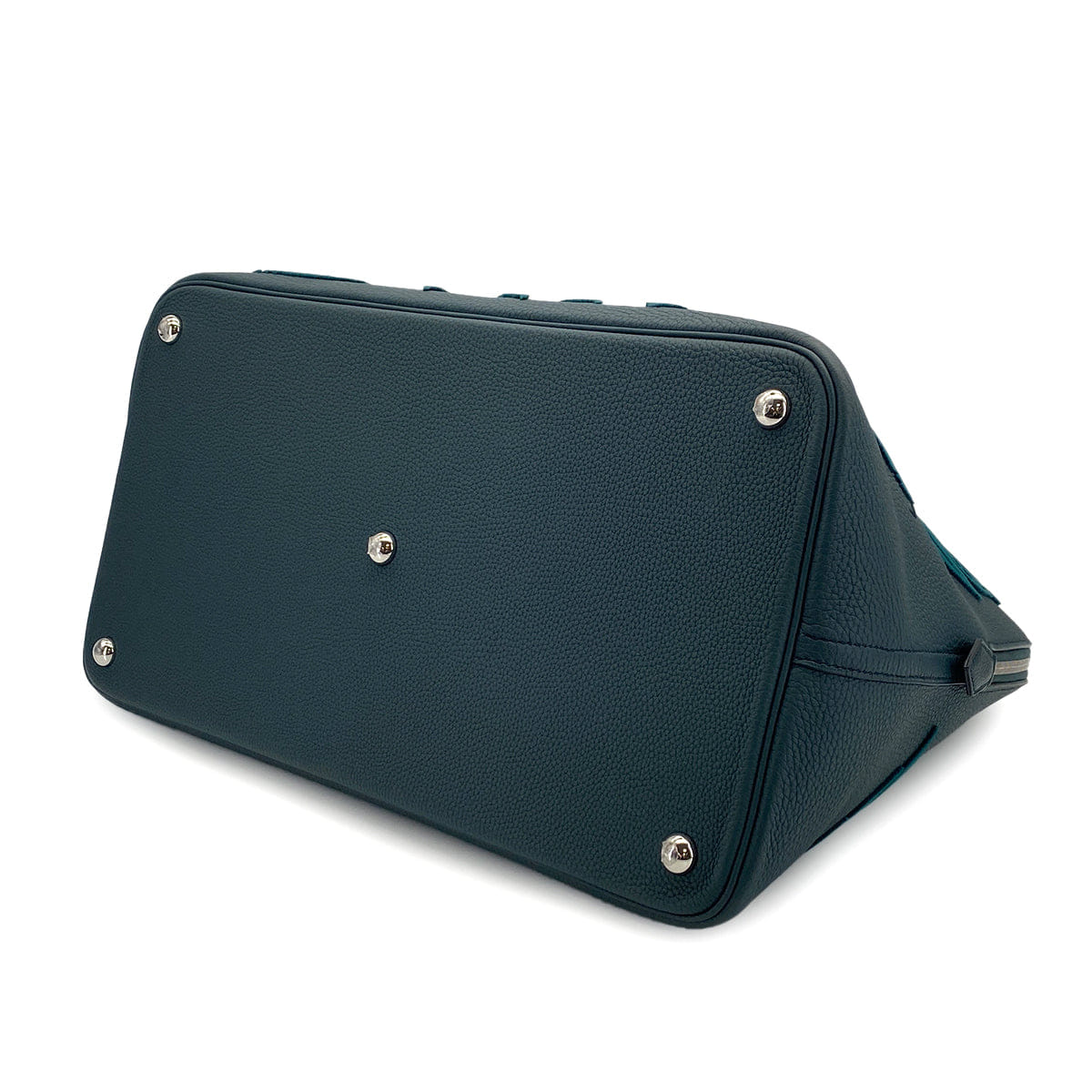 HERMES BOLIDE 1923 45 CHIMERES DRAGON VERT CYPRESS TOGO VELVET HAND BAG 2019 D STAMP PALLADIUM HARDWARE 90311974