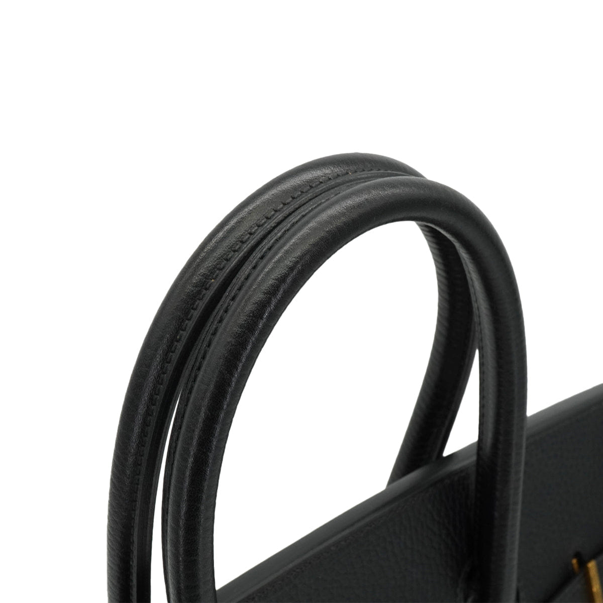 HERMES BIRKIN 35 BLACK ARDENNES HAND BAG 2000 SQUARE D GOLD HARDWARE 90334135