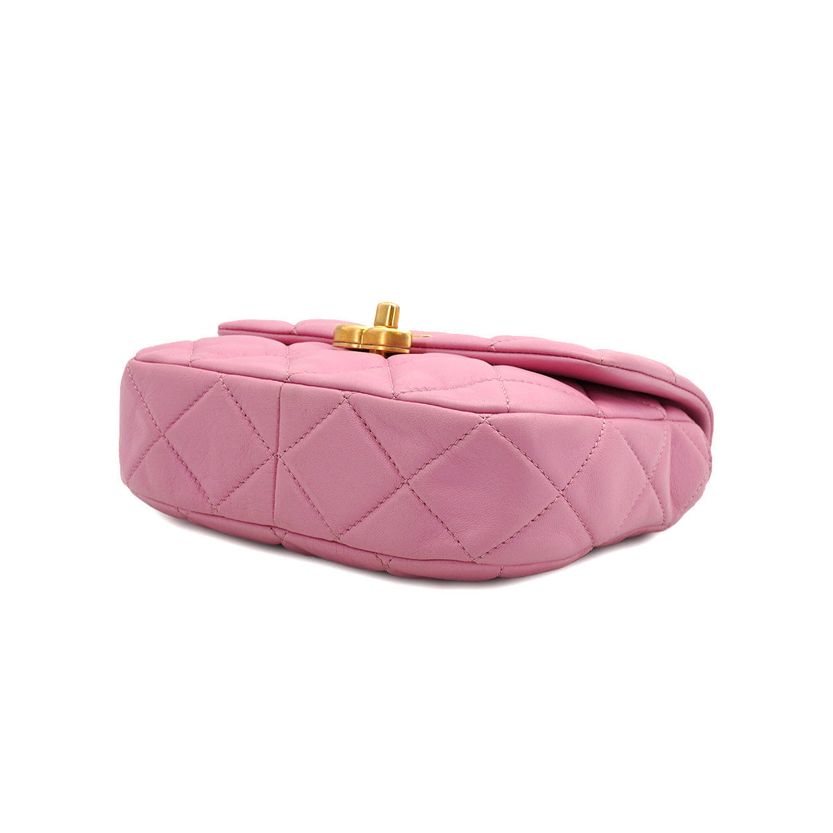 CHANEL MATELASSE CHAIN SHOULDER BAG PINK LAMB SKIN GOLD HARDWARE 90334166