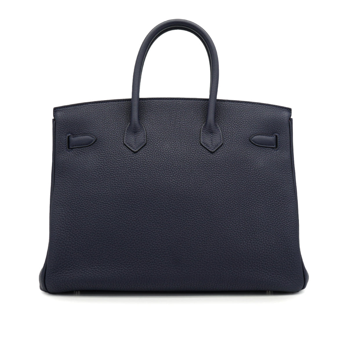 HERMES BIRKIN 35 VERSO BLUE NUIT ORANGE TOGO HAND BAG 2017 A STAMP PALLADIUM HARDWARE 90334134