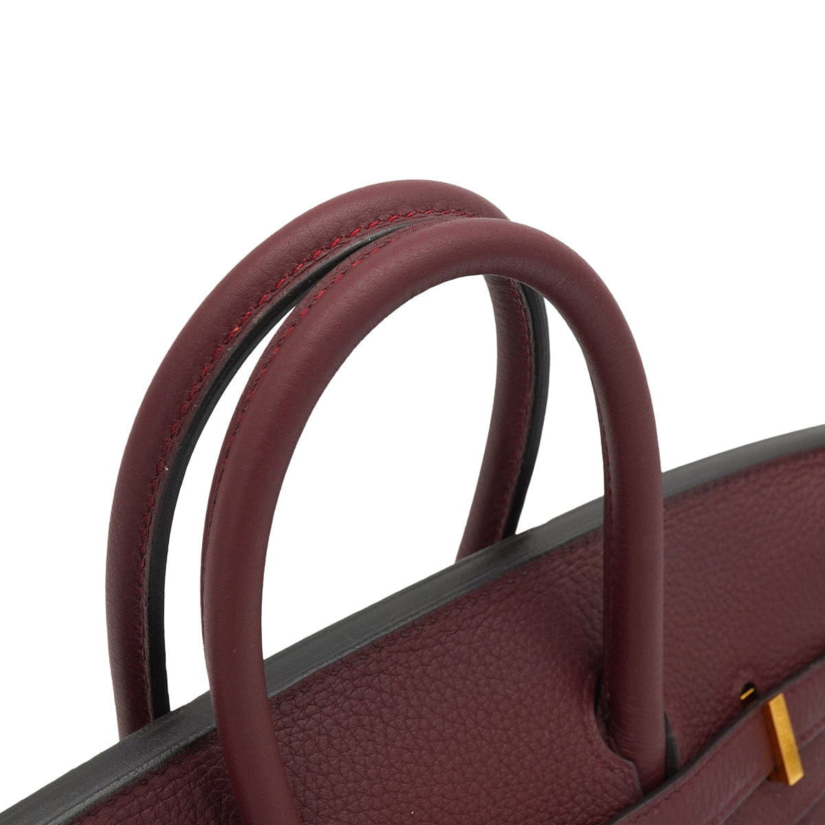 HERMES BIRKIN 25 BORDEAUX TOGO HAND BAG 2017 A STAMP GOLD HARDWARE 90332441