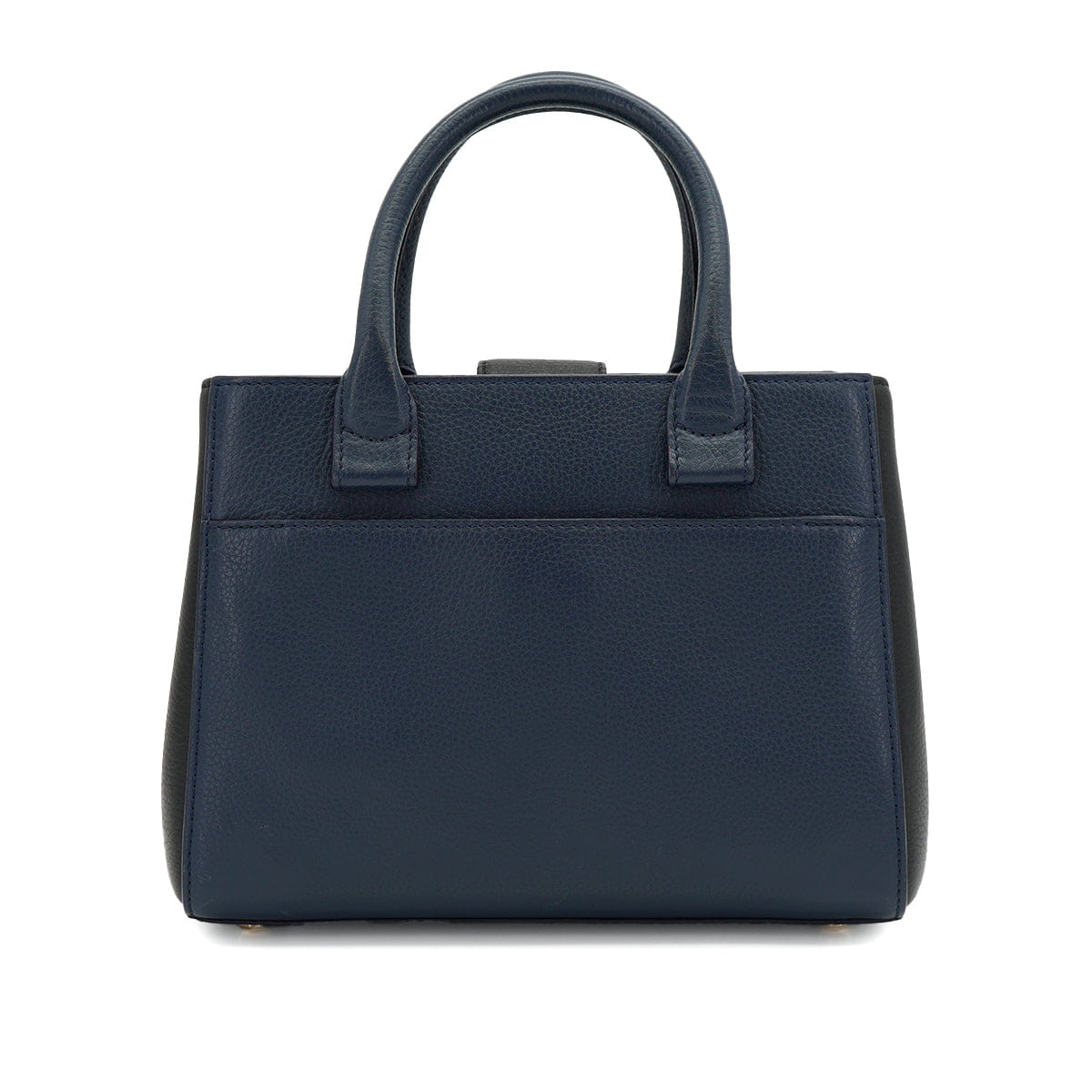 CHANEL NEO EXECUTIVE TOTE SHOULDER BAG NAVY LEATHER GOLD HARDWARE 90330702