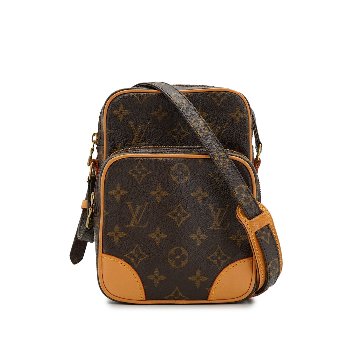 LOUIS VUITTON MONOGRAM AMAZONE SHOULDER BAG BROWN M45236 90328115