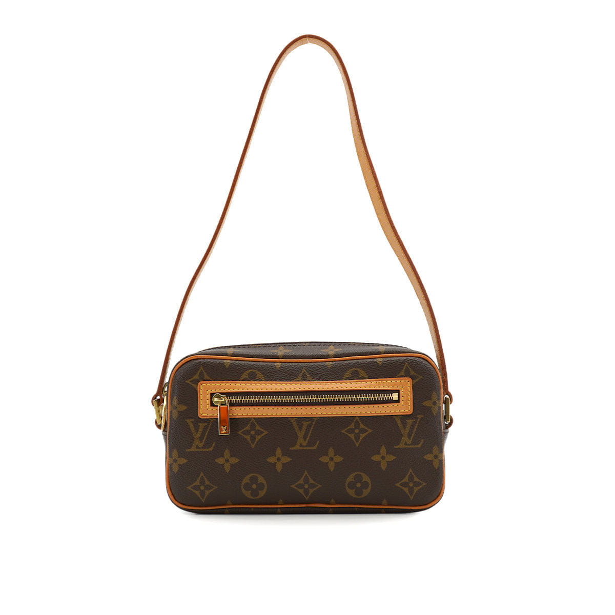 LOUIS VUITTON MONOGRAM POCHETTE CITE SHOULDER BAG BROWN M51183 90327291