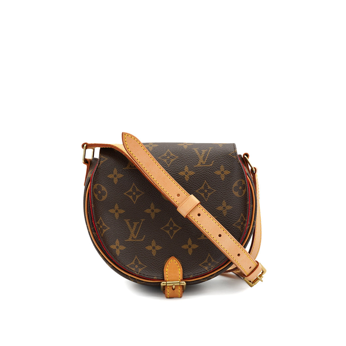 LOUIS VUITTON MONOGRAM TAMBOURINE SHOULDER BAG BROWN M51179 90327295