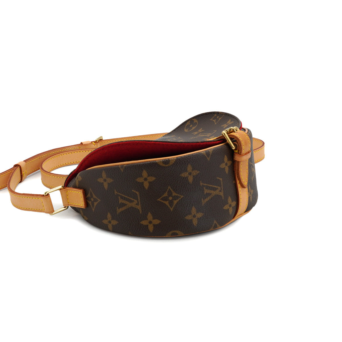 LOUIS VUITTON MONOGRAM TAMBOURINE SHOULDER BAG BROWN M51179 90327295