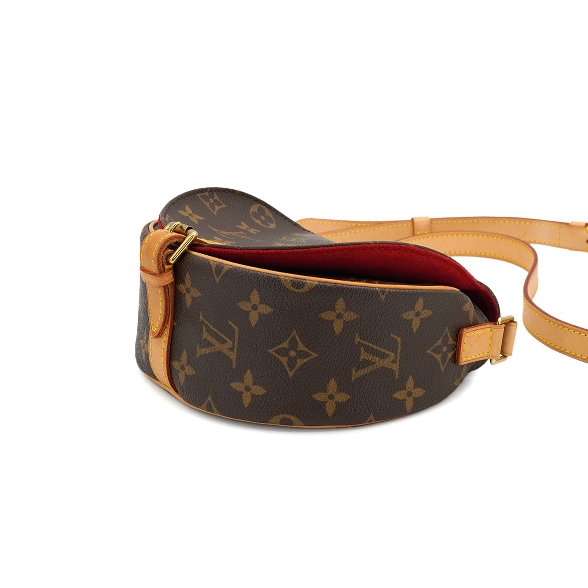 LOUIS VUITTON MONOGRAM TAMBOURINE SHOULDER BAG BROWN M51179 90327295