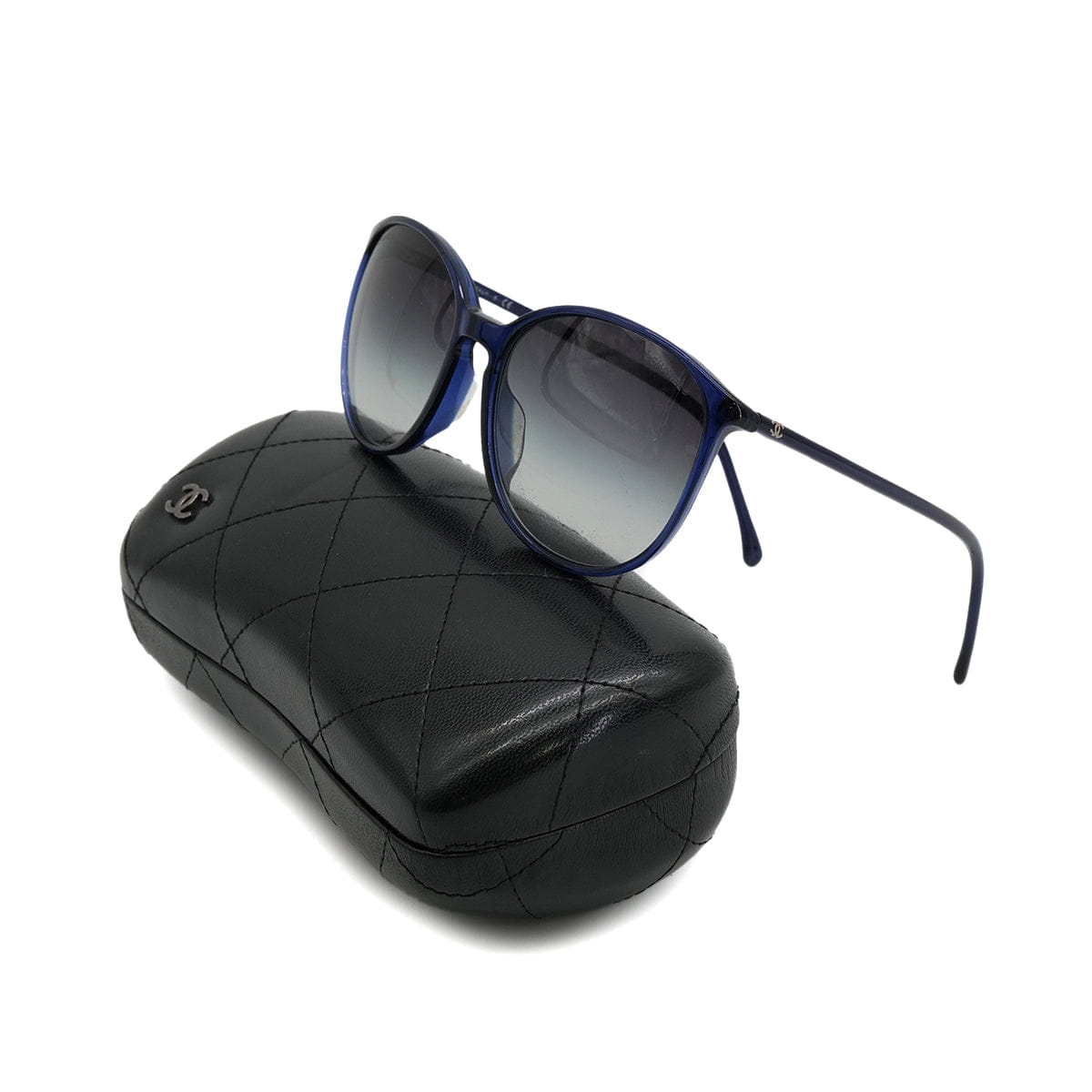 CHANEL COCOMARK SUNGLASSES BLUE EYEWEAR 90323155