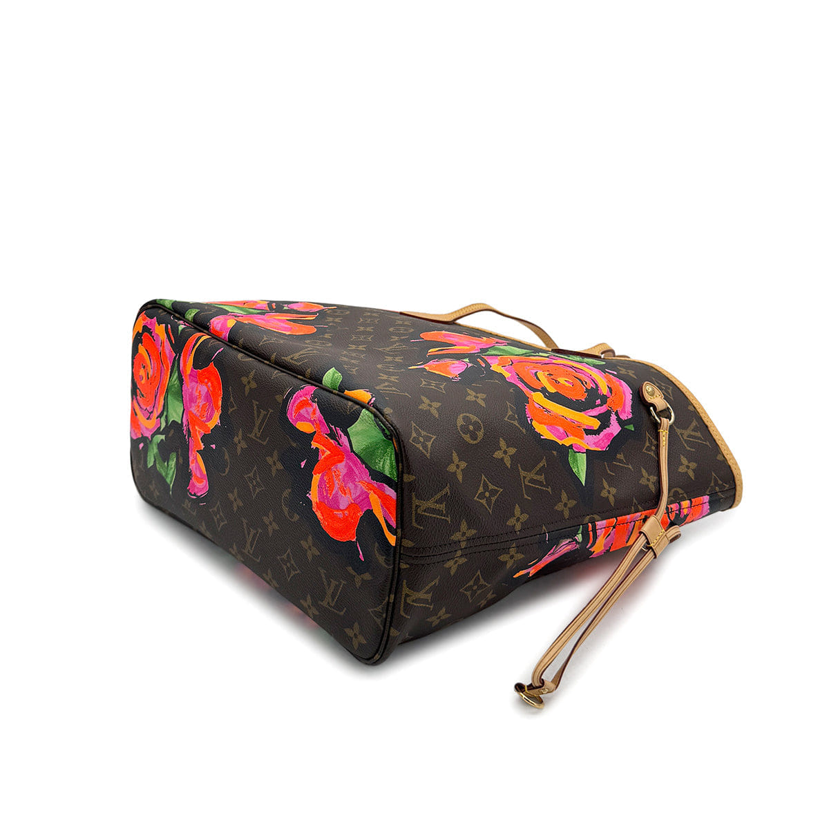 LOUIS VUITTON MONOGRAMROSE NEVERFULL MM TOTE BAG BROWN M40156 90307994