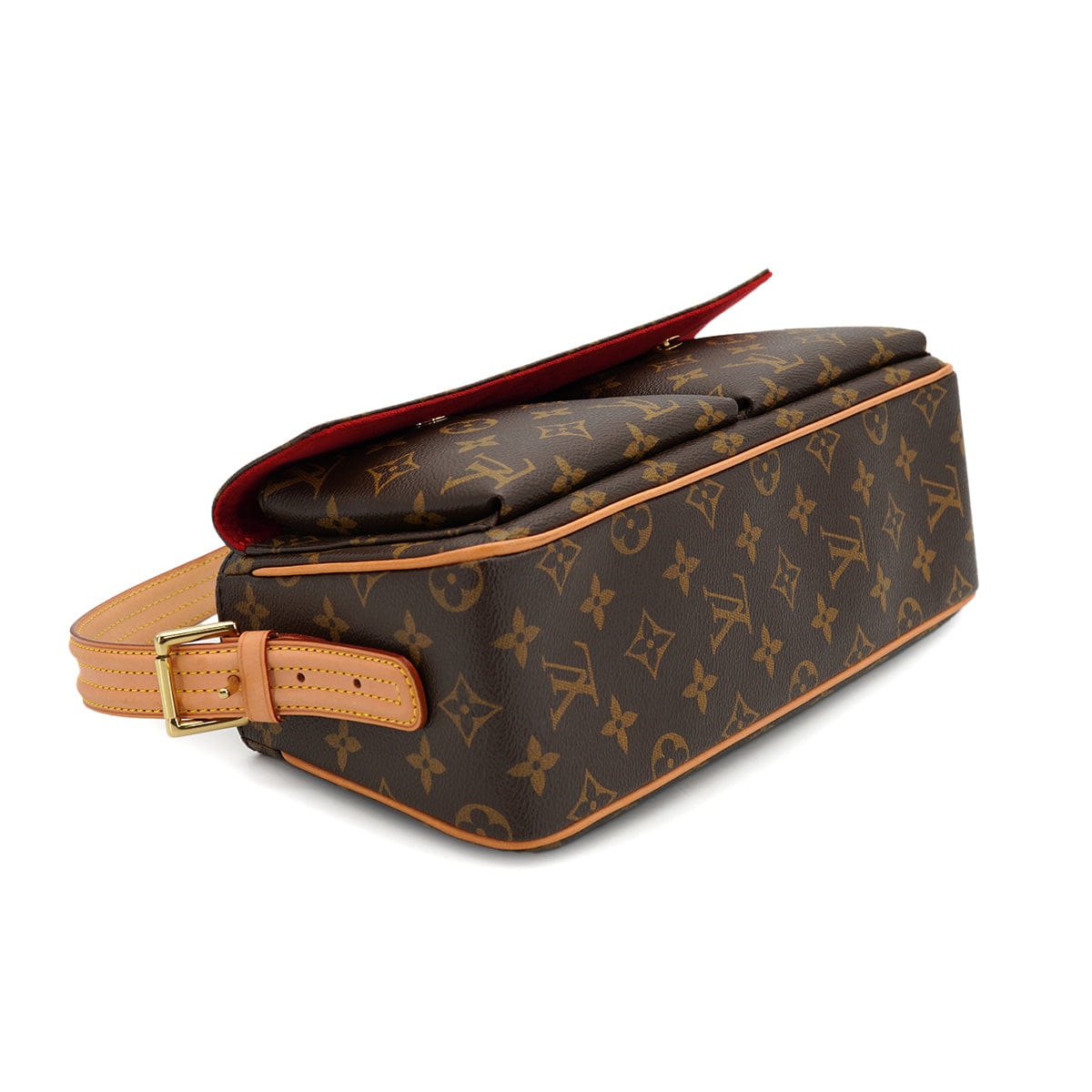 LOUIS VUITTON MONOGRAM VIVA CITE MM SHOULDER BAG BROWN M51164 90327290