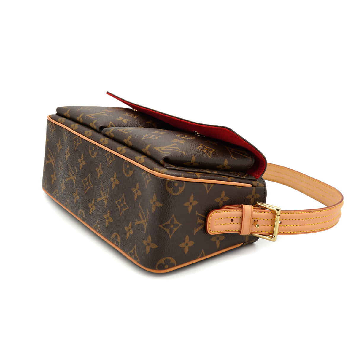 LOUIS VUITTON MONOGRAM VIVA CITE MM SHOULDER BAG BROWN M51164 90327290