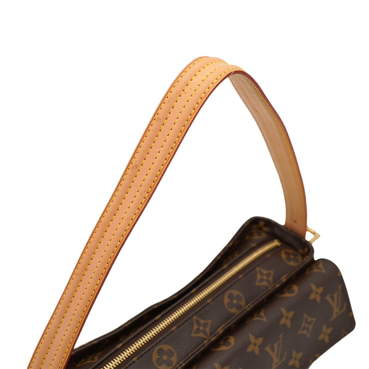 LOUIS VUITTON MONOGRAM VIVA CITE MM SHOULDER BAG BROWN M51164 90327290