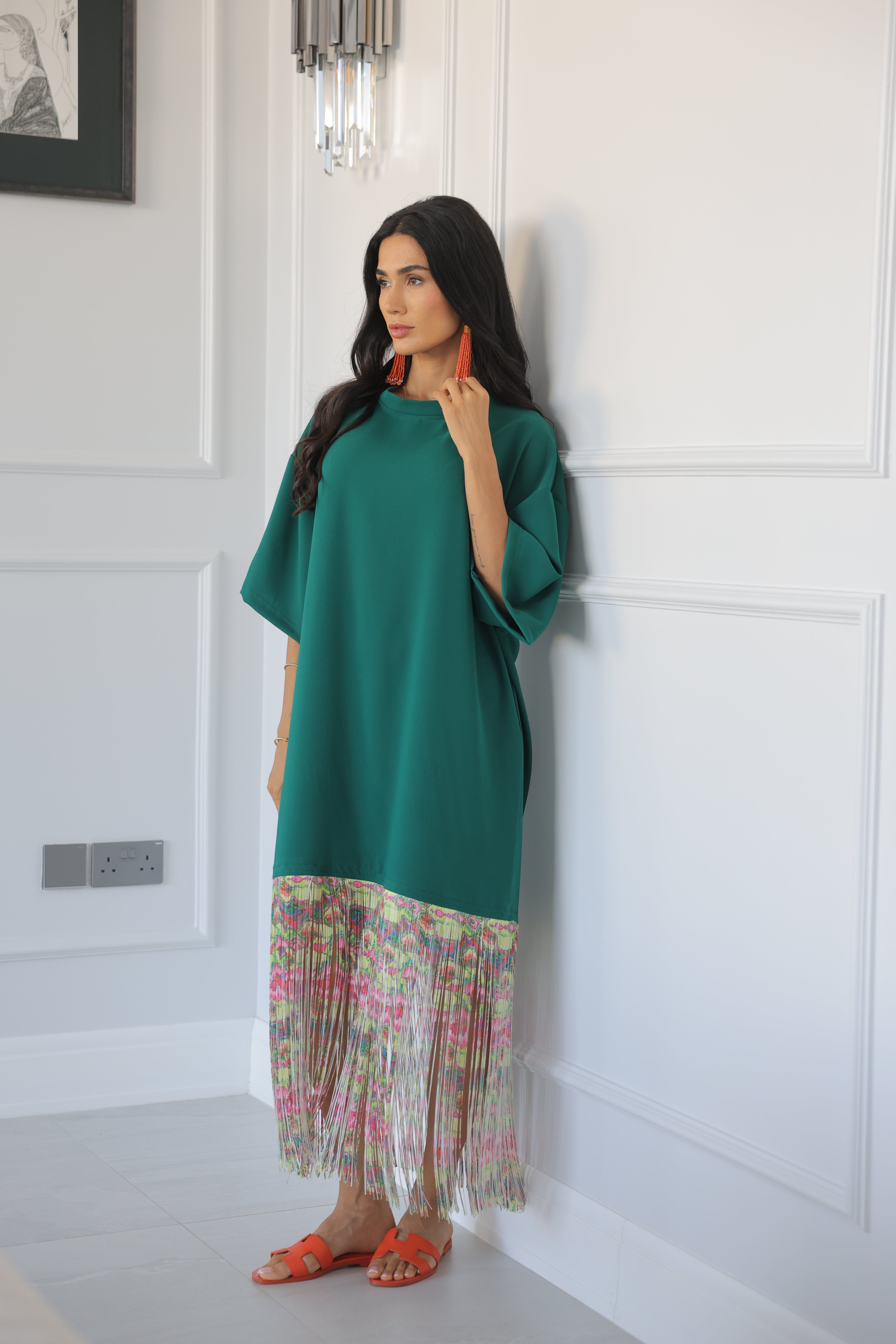 HL Studio Drift Dress Emerald