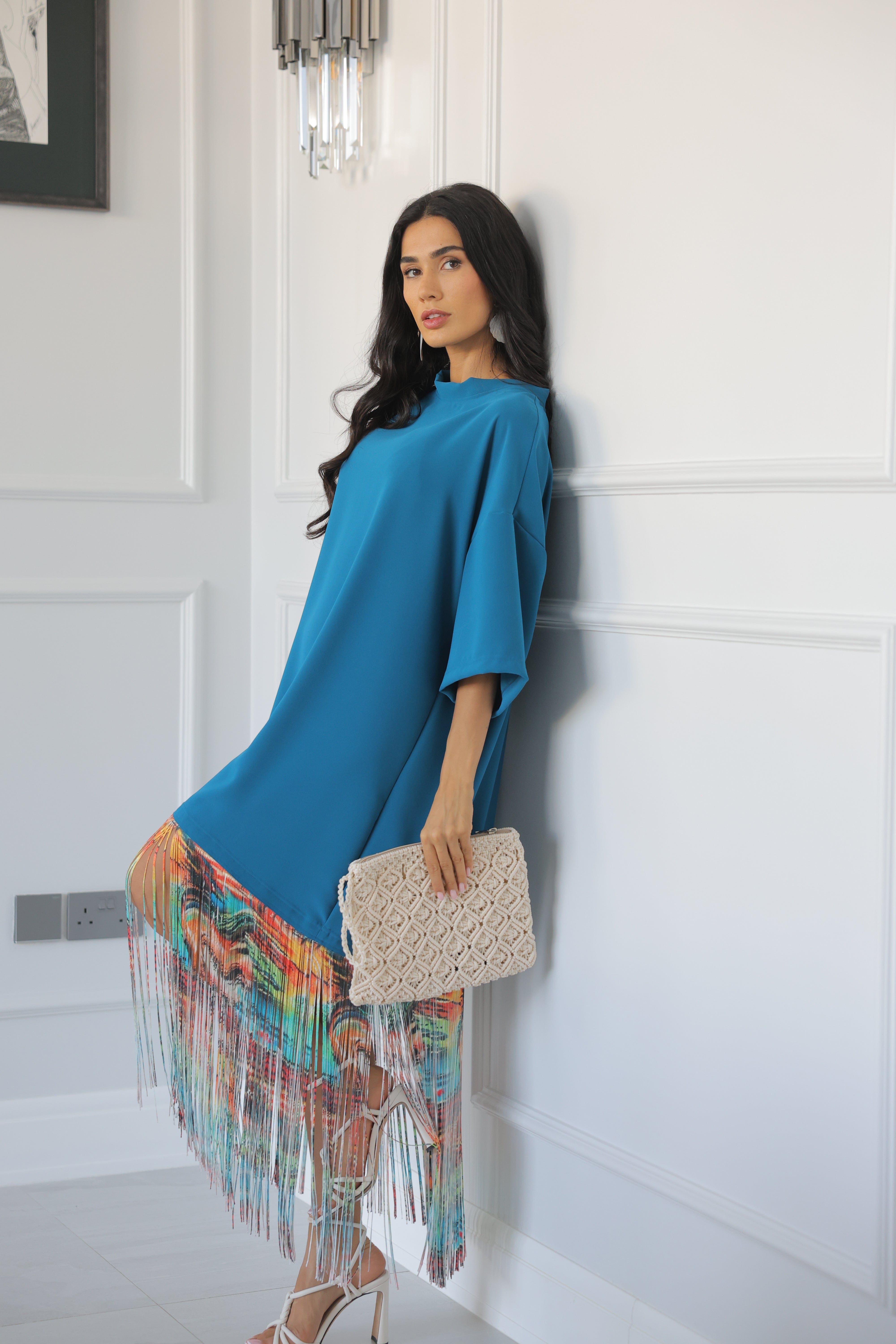 HL Studio Drift Dress Ocean Ink